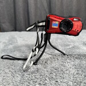 Ricoh WG-20 14MP Waterproof Shockproof Dustproof Digital Camera RED